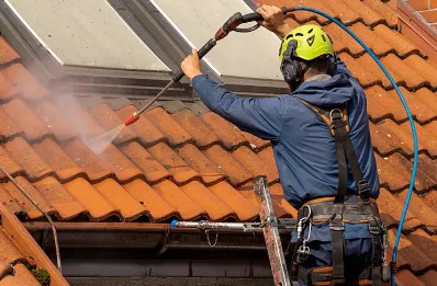 Démoussage et hydrofuge de toiture à Estensan